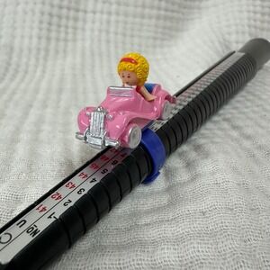 VTG Bluebird Polly Pocket 1989 Pink Variation Polly's Sports Car Ring COMPLETE